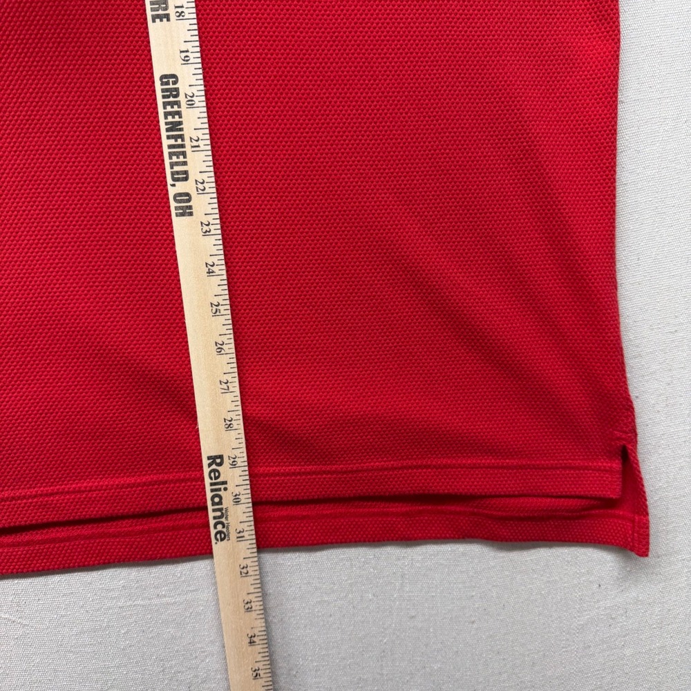 Nike Team Ohio State Buckeyes Polo Shirt Mens XXL Red Short Sleeve Embroidered - Picture 11 of 11